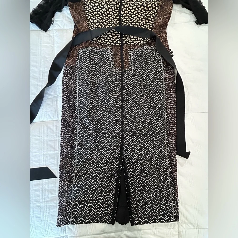 Byron Lars Beguile Multicolor Anthropologie Allusion Sheath Dress Size 4 NWOT - Picture 7 of 11